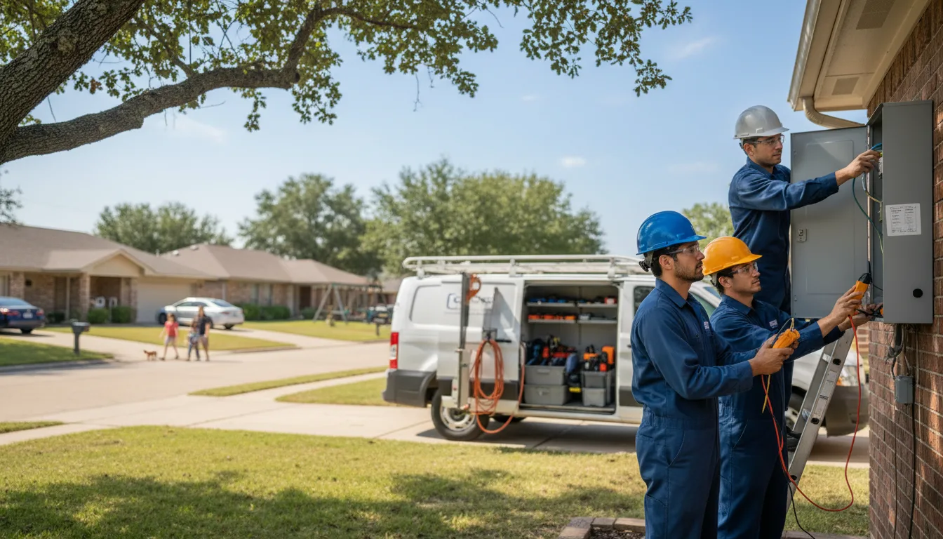 Certified electrician providing emergency electrical services in Seneca, SD